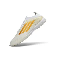 Chuteira Society Adidas F50 TF Branco e Dourado - imagem 6