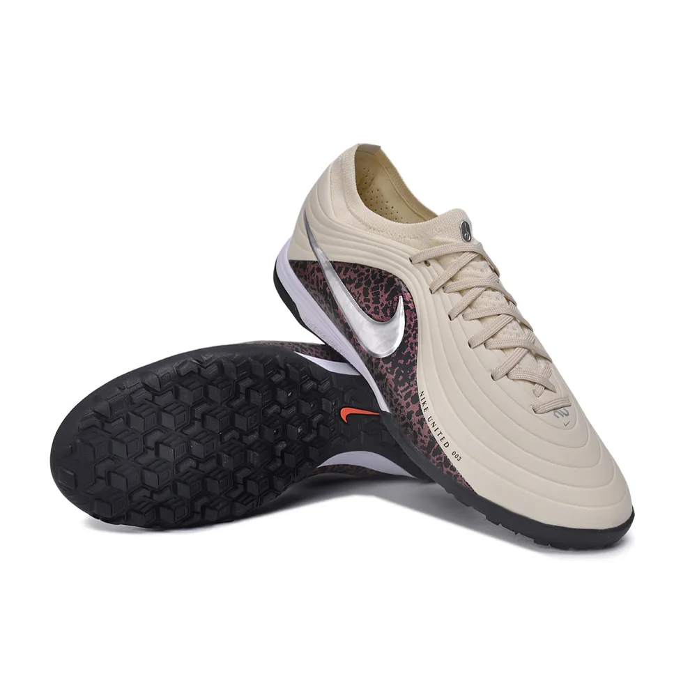 Chuteira Society Nike Tiempo Maestro TF Bege - 