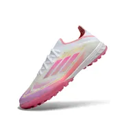 Chuteira Society Adidas F50 TF Branco e Rosa - imagem 5