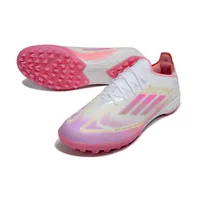 Chuteira Society Adidas F50 TF Branco e Rosa - imagem 6