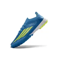 Chuteira Society Adidas F50 TF Azul e Verde - imagem 3