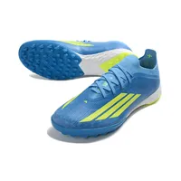 Chuteira Society Adidas F50 TF Azul e Verde - imagem 4