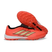 Chuteira Society Adidas Predator Tongue Elite 26 TF Laranja e Dourado - imagem 7
