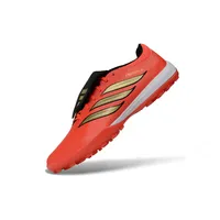 Chuteira Society Adidas Predator Tongue Elite 26 TF Laranja e Dourado - imagem 3