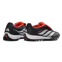 Chuteira Society Adidas Predator Tongue Elite 26 TF Preto, Branco e Laranja - imagem 5