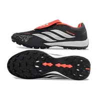 Chuteira Society Adidas Predator Tongue Elite 26 TF Preto, Branco e Laranja - imagem 6