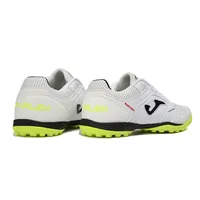 Chuteira Society Joma Top Flex TF Branco e Amarelo - imagem 5