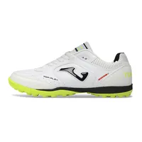 Chuteira Society Joma Top Flex TF Branco e Amarelo - imagem 1