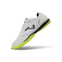 Chuteira Society Joma Top Flex TF Branco e Amarelo - imagem 3