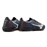 Chuteira Society Mizuno Alpha TF Preto e Azul - imagem 5