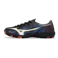 Chuteira Society Mizuno Alpha TF Preto e Azul - imagem 1