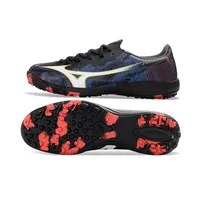 Chuteira Society Mizuno Alpha TF Preto e Azul - imagem 6