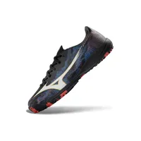 Chuteira Society Mizuno Alpha TF Preto e Azul - imagem 3