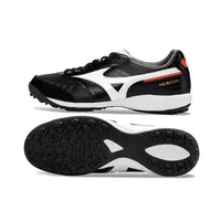 Chuteira Society Mizuno Morelia Neo 4 TF Preto e Branco - imagem 5