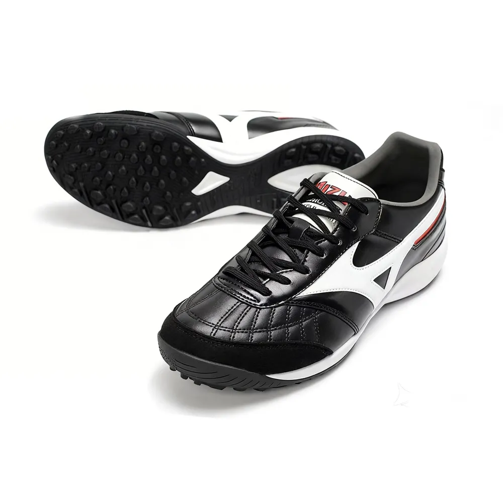 Chuteira Society Mizuno Morelia Neo 4 TF Preto e Branco