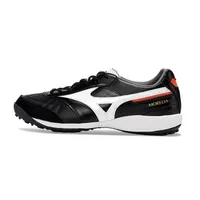 Chuteira Society Mizuno Morelia Neo 4 TF Preto e Branco - imagem 1