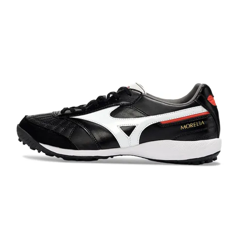 Chuteira Society Mizuno Morelia Neo 4 TF Preto e Branco
