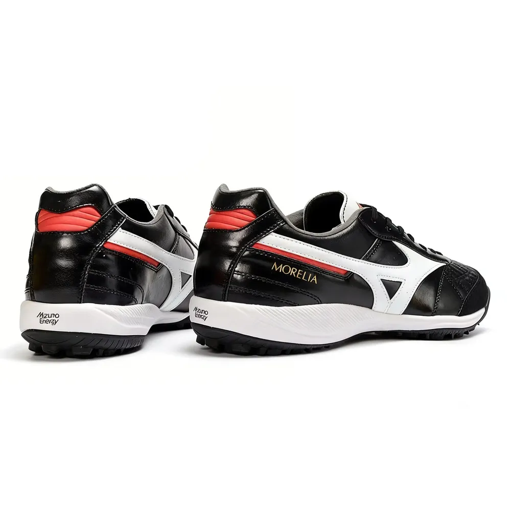 Chuteira Society Mizuno Morelia Neo 4 TF Preto e Branco