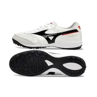 Chuteira Society Mizuno Morelia Neo 4 TF Branco e Preto - imagem 3