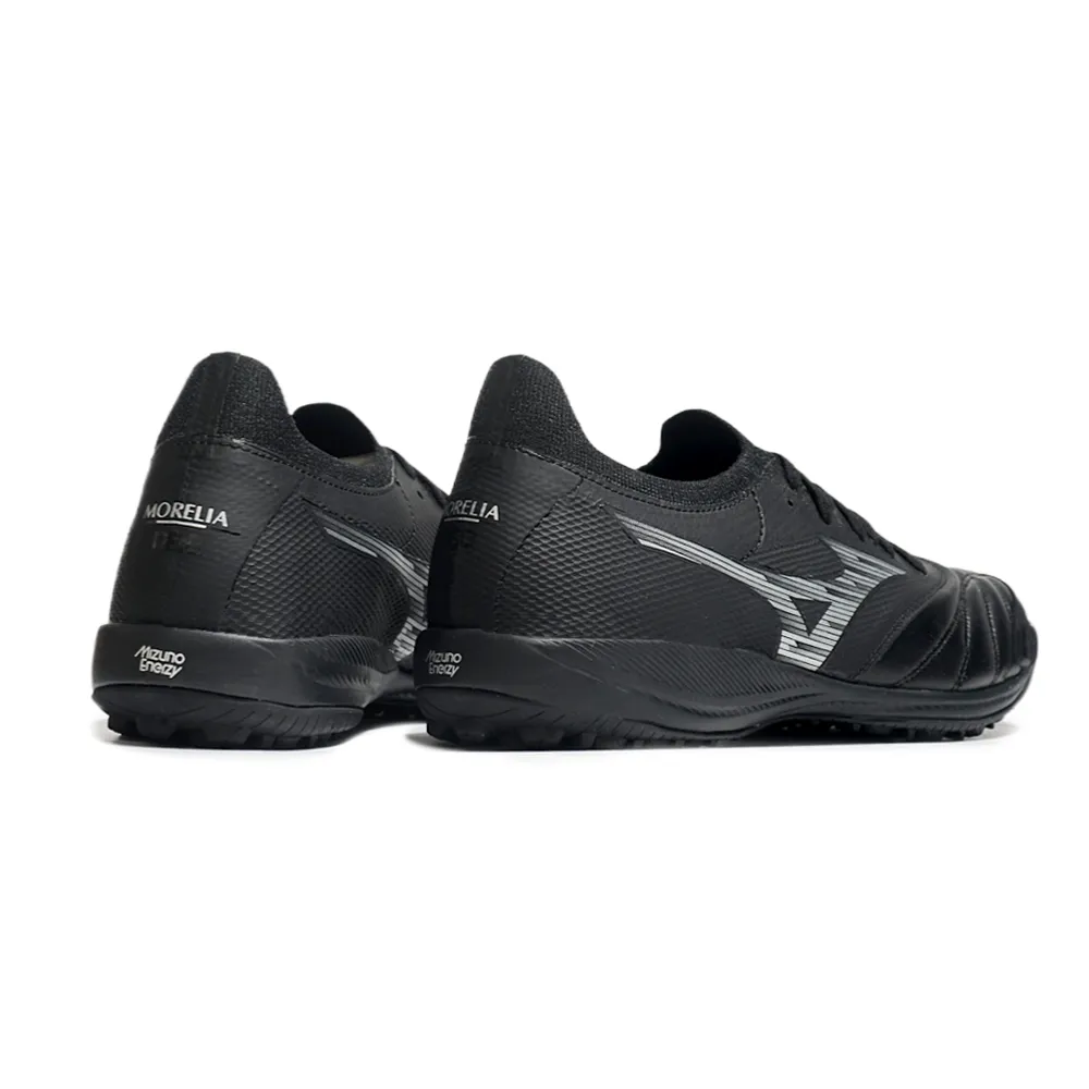 Chuteira Society Mizuno Morelia Neo Sala TF Preto e Branco