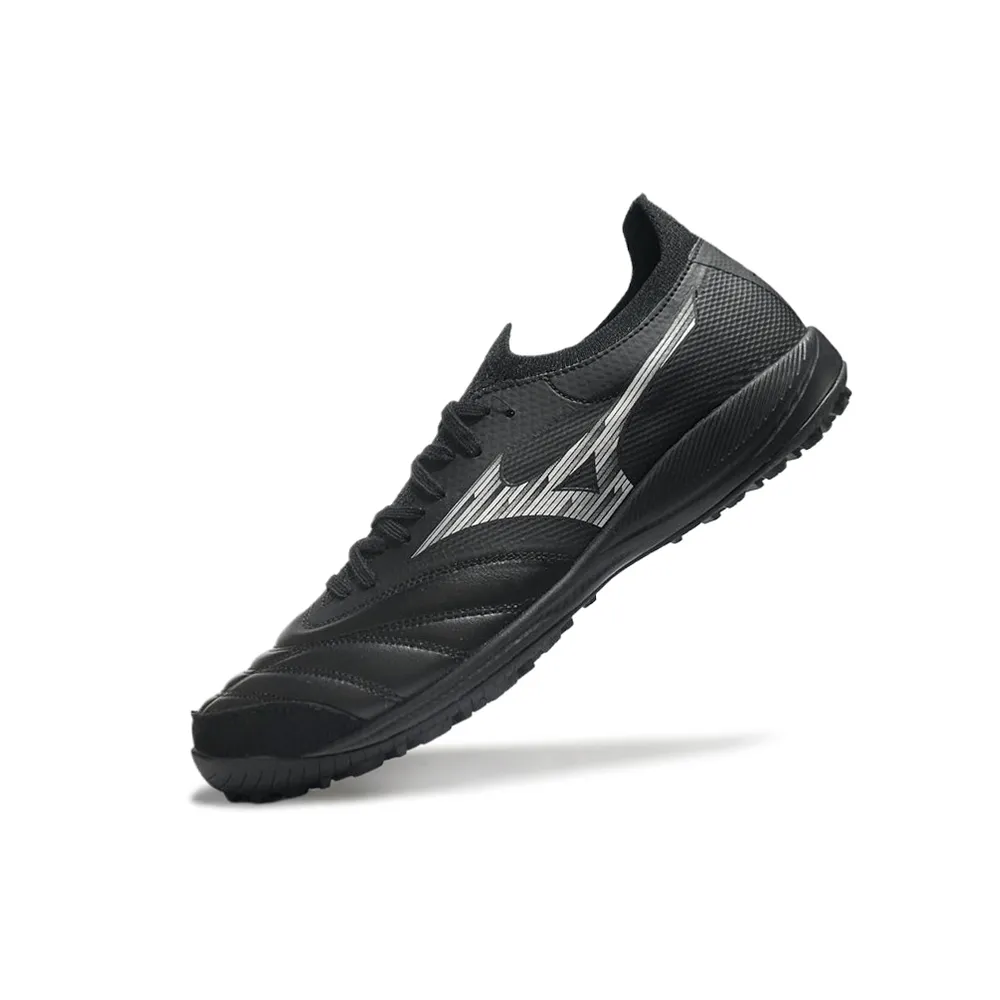 Chuteira Society Mizuno Morelia Neo Sala TF Preto e Branco