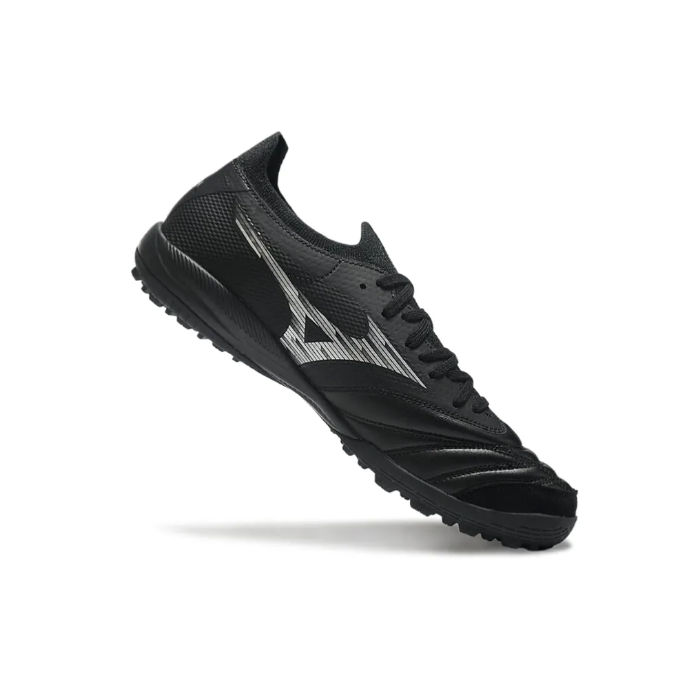 Chuteira Society Mizuno Morelia Neo Sala TF Preto e Branco