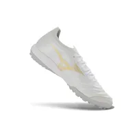 Chuteira Society Mizuno Morelia Neo Sala TF Branco e Dourado - imagem 2