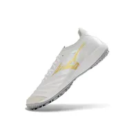 Chuteira Society Mizuno Morelia Neo Sala TF Branco e Dourado - imagem 3
