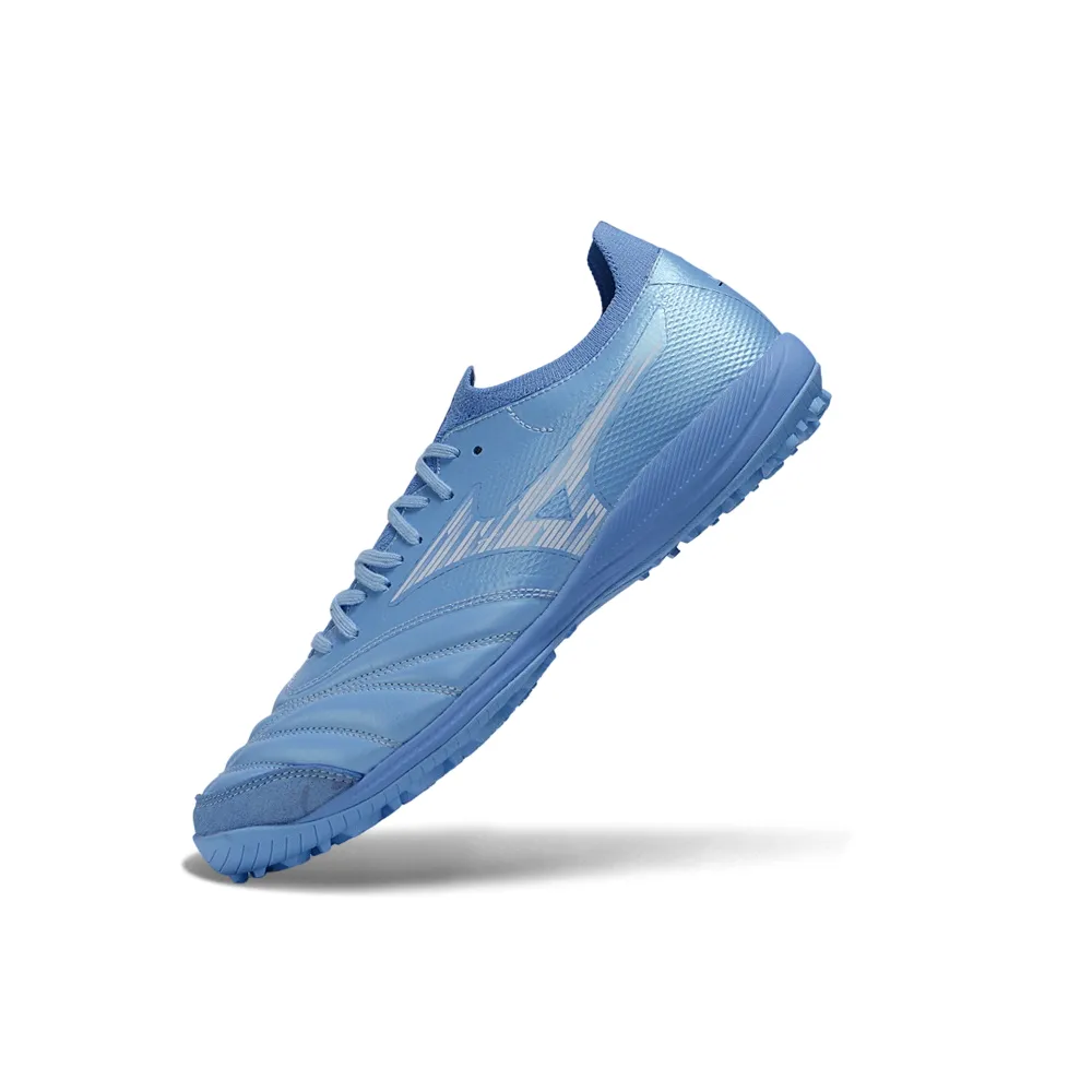 Chuteira Society Mizuno Morelia Neo Sala TF Azul