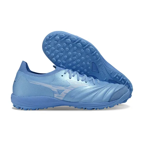 Chuteira Society Mizuno Morelia Neo Sala TF Azul