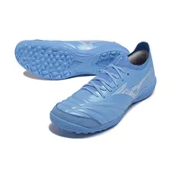 Chuteira Society Mizuno Morelia Neo Sala TF Azul - imagem 4