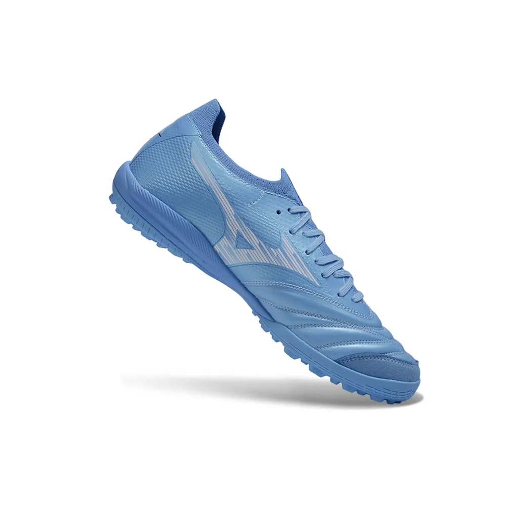 Chuteira Society Mizuno Morelia Neo Sala TF Azul