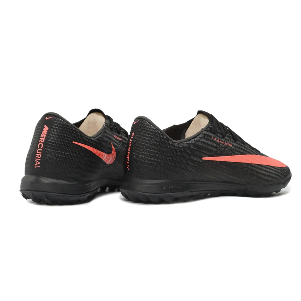 Chuteira Society Nike Air Zoom Mercurial Superfly 11 Elite TF Preto e Laranja
