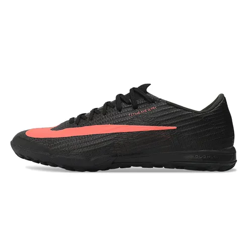 Chuteira Society Nike Air Zoom Mercurial Superfly 11 Elite TF Preto e Laranja