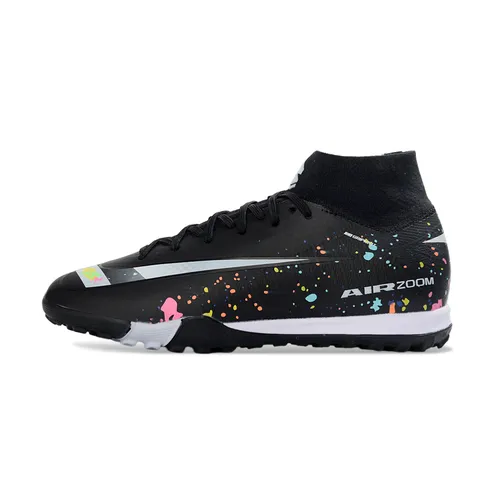 Chuteira Society Nike Air Zoom Mercurial Superfly 10 Elite TF Preto