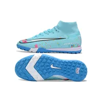 Chuteira Society Nike Air Zoom Mercurial Superfly 10 Elite TF Azul - imagem 6