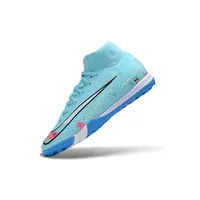 Chuteira Society Nike Air Zoom Mercurial Superfly 10 Elite TF Azul - imagem 2