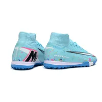 Chuteira Society Nike Air Zoom Mercurial Superfly 10 Elite TF Azul - imagem 4