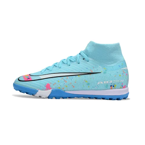Chuteira Society Nike Air Zoom Mercurial Superfly 10 Elite TF Azul