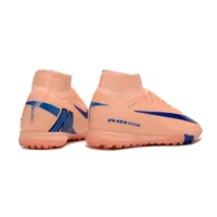 Chuteira Society Nike Air Zoom Mercurial Superfly 10 Elite TF Rosa e Azul - imagem 5