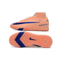 Chuteira Society Nike Air Zoom Mercurial Superfly 10 Elite TF Rosa e Azul - imagem 6