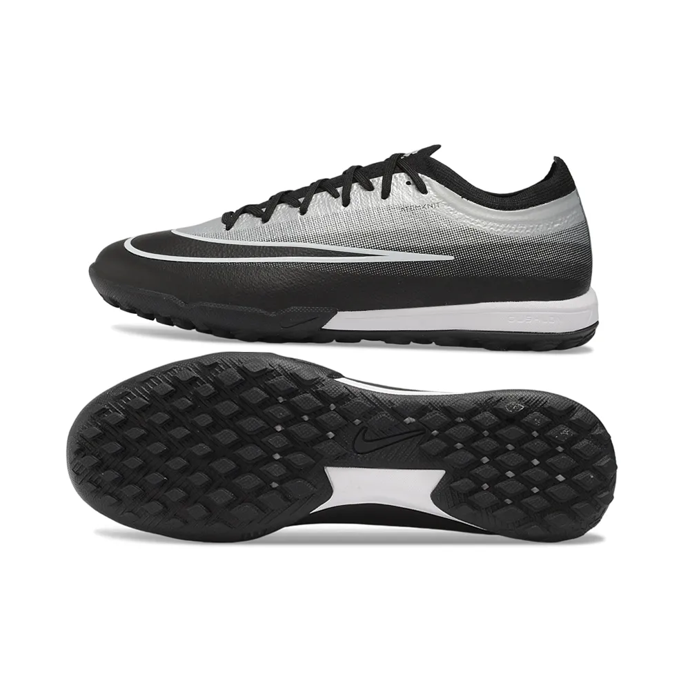 Chuteira Society Nike Mercurial Vapor 17 Elite TF Preto e Branco