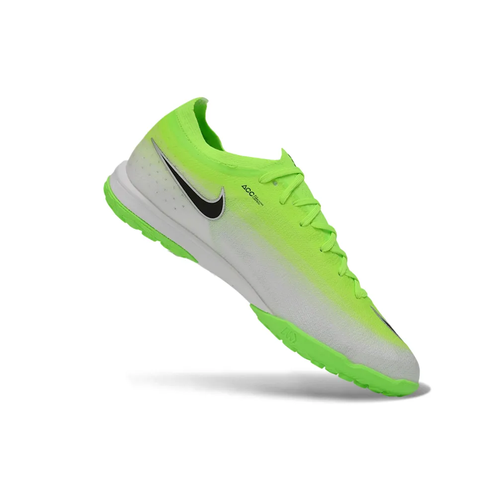 Chuteira Society Nike Mercurial Vapor 17 Elite TF Verde e Branco