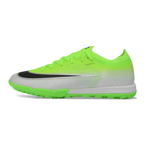 Chuteira Society Nike Mercurial Vapor 17 Elite TF Verde e Branco