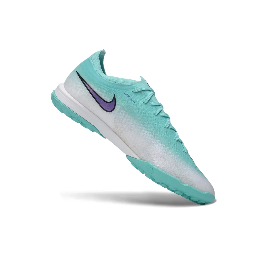 Chuteira Society Nike Mercurial Vapor 17 Elite TF Azul, Branco e Roxo