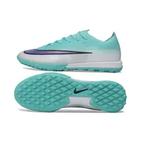 Chuteira Society Nike Mercurial Vapor 17 Elite TF Azul, Branco e Roxo - imagem 6