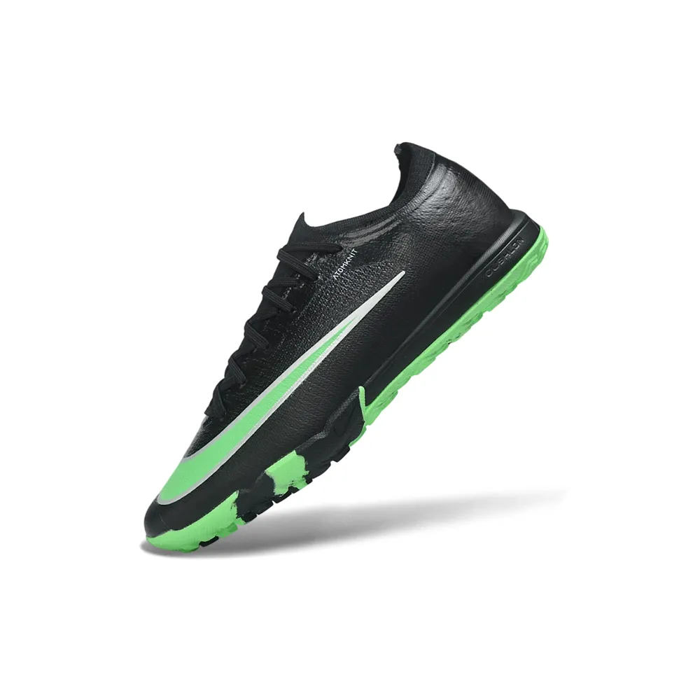 Chuteira Society Nike Mercurial Vapor 17 Elite TF Preto e Verde
