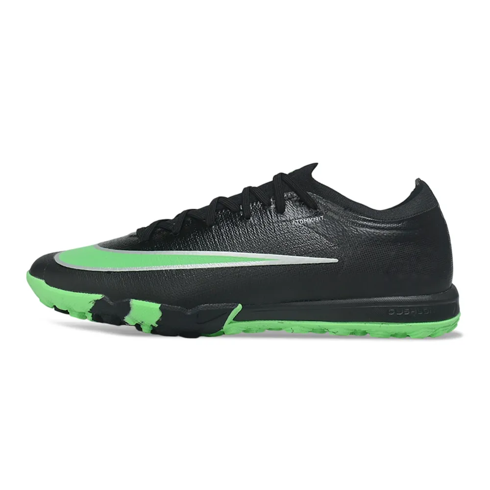 Chuteira Society Nike Mercurial Vapor 17 Elite TF Preto e Verde