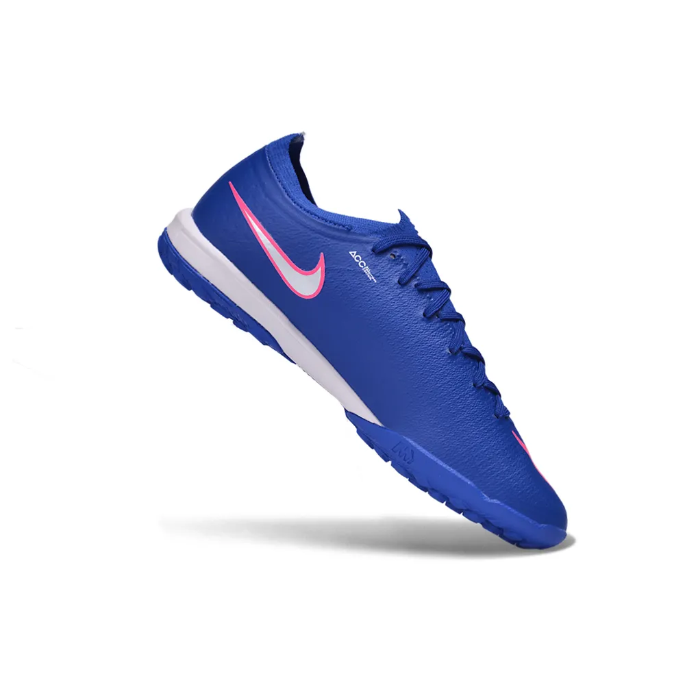 Chuteira Society Nike Mercurial Vapor 17 Elite TF Azul e Rosa