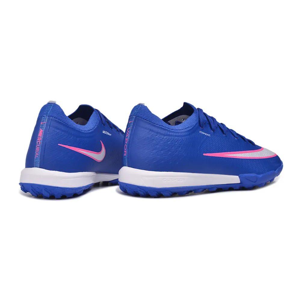 Chuteira Society Nike Mercurial Vapor 17 Elite TF Azul e Rosa